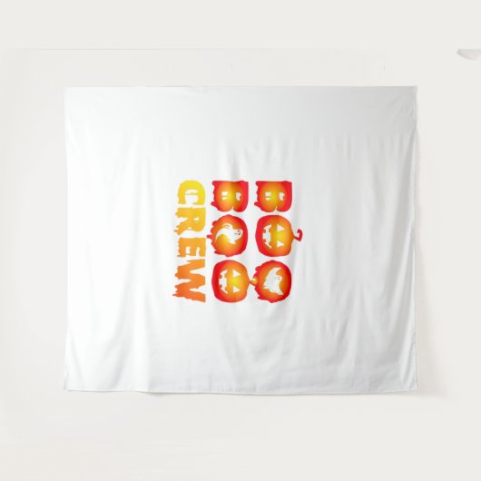 Boo Boo Crew Oversifizierter T - Shirt Wandteppich (Vorderseite (Horizontal))