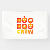 Boo Boo Crew Shirt - Funny Ghost Halloween Nurse & Banner (Horizontal)