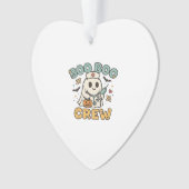 Boo Boo Crew Shirt � Funny Ghost Halloween Nurse & Ornament (Vorderseite)