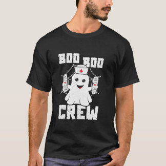 Boo Boo Crew Shirt Ghost Nurse Kostüme Girls Funny