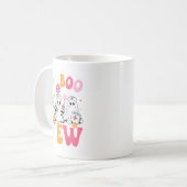Boo Boo Crew Soky Nurse Ghost Nursing Halloween Nu Kaffeetasse (Vorderseite Links)