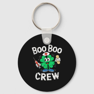 Boo Boo Crew St Patricks Day Krankenpfleger Scrub  Schlüsselanhänger
