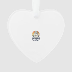 Boo Boo Crew Süße Krankenschwester Geist Halloween Ornament