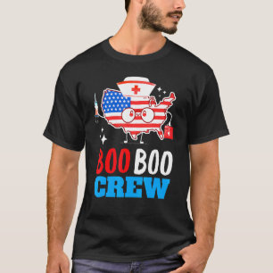 Boo Boo Crew T-Shirt American Flag 4. Juli Nur USA