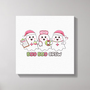Boo Boo Crew Weihnachten, Geist Krankenschwester O Leinwanddruck