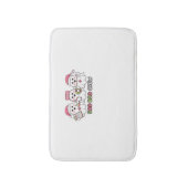 Boo Boo Crew Weihnachten, Ghost Nurse Oversized T- Badematte (Vorderseite Vertikal)