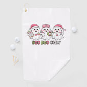 Boo Boo Crew Weihnachten, Ghost Nurse Oversized T- Golfhandtuch (Insitu)