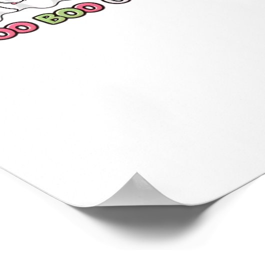 Boo Boo Crew Weihnachten, Ghost Nurse Oversized T- Poster (Ecke)