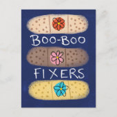 Boo-Boo Fixer Bandaid Postkarte (Vorderseite)