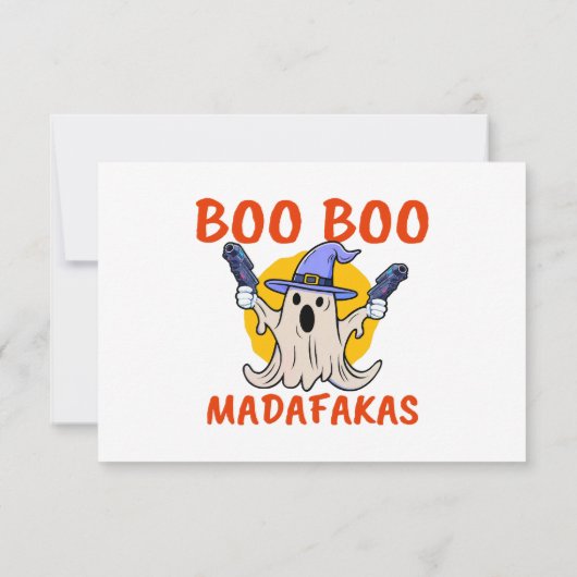 Boo Boo Madafakas Funny Halloween Ghost (Rückseite)