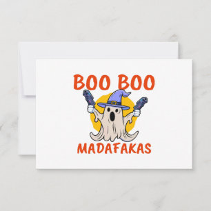 Boo Boo Madafakas Funny Halloween Ghost