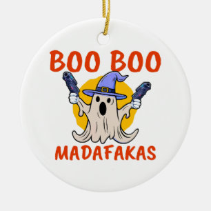 Boo Boo Madafakas Lustiger Halloween-Geist Keramik Ornament