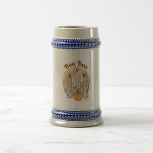 Boo Boo Niedlich Ghost Funny Halloween Groovy Bierglas