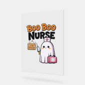 Boo Boo Nurse on Duty Classic T - Shirt Acrylschild (Winkel)