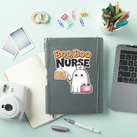 Boo Boo Nurse on Duty Classic T - Shirt Aufkleber (iPad Hülle)
