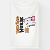 Boo Boo Nurse on Duty Classic T - Shirt Banner (Vertikal)
