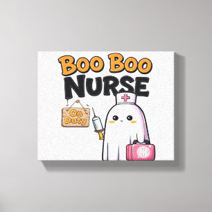 Boo Boo Nurse on Duty Classic T - Shirt Leinwanddruck