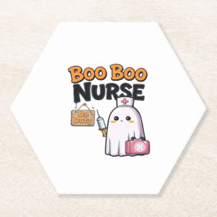 Boo Boo Nurse on Duty Classic T - Shirt Untersetzer