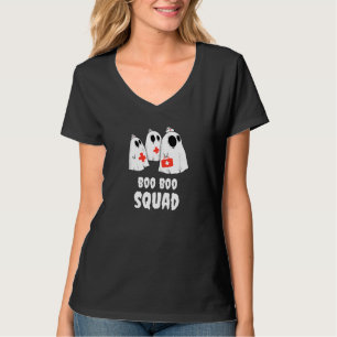 Boo Boo Trupp Geisterkrankenschwester Halloween   T-Shirt