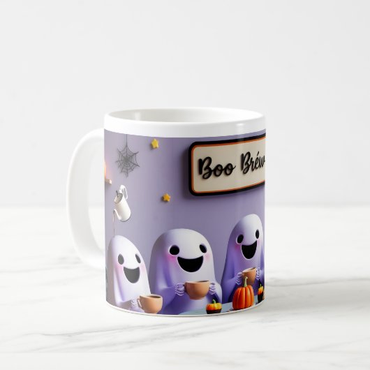 Boo Braue Kaffeetasse (Vorderseite Links)