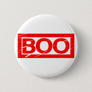 Boo-Briefmarke Button
