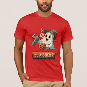 Boo-Bucks Gespenster-Barista Halloween-Kaffee T-Shirt