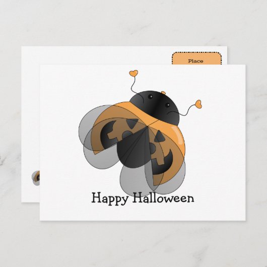 Boo Bug Postkarte (Vorne/Hinten)