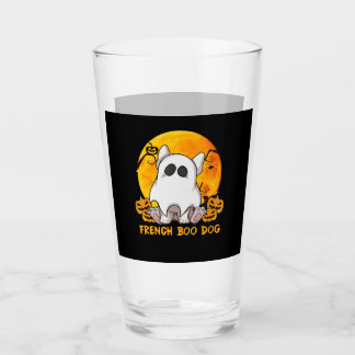Boo Bulldog mit Pumpkin Spione und Mond Glas