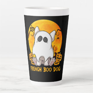 Boo Bulldog mit Pumpkin Spione und Mond Milchtasse