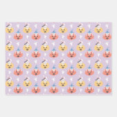 Boo Bunny Halloween Wrapping Paper Sheets Set 3 Geschenkpapier Set (Vorderseite)