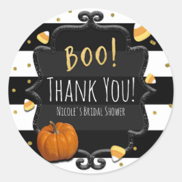 Boo! Candy Corn Halloween-Party Bevorzugen Sticker