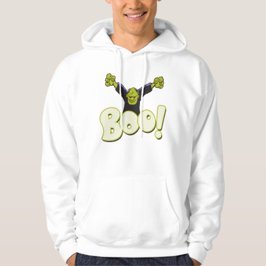 BOO-Cartoon Typ Frankenstein Monster Halloween Hoodie (Vorderseite)