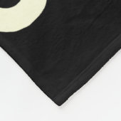 Boo chomp – lustiger Geist-Hai Halloween Retro Fleecedecke (Ecke)