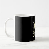 Boo chomp – lustiger Geist-Hai Halloween Retro  Kaffeetasse (Links)
