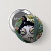 Boo! Cobby der Cornfield-Strampler-Knopf Button (Vorne & Hinten)