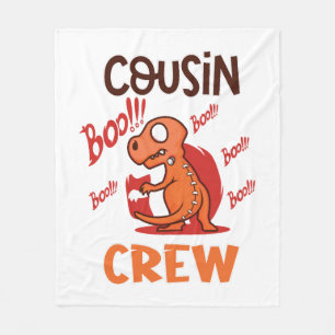 Boo Cousin Crew Halloween Dinosaurier Spooky Kostü Fleecedecke