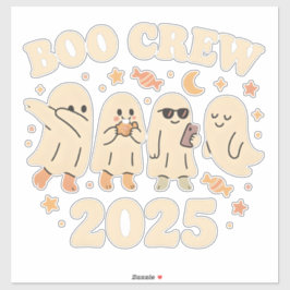 Boo Crew 2025 Trending Ghost Squad Aufkleber