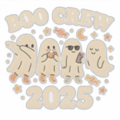 Boo Crew 2025 Trending Ghost Squad Aufkleber (Vorderseite)