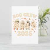 Boo Crew 2025 Trending Ghost Squad Einladung (Stehend Vorderseite)