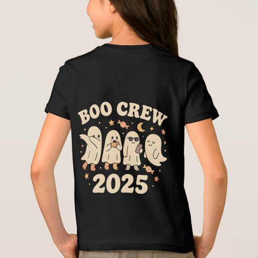 Boo Crew 2025 Trending Ghost Squad Tri-Blend Shirt (Rückseite)
