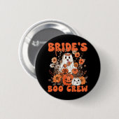 Boo Crew Bloral Ghost Chelorette Wedding H Button (Vorne & Hinten)
