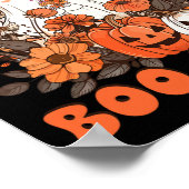 Boo Crew Bloral Ghost Chelorette Wedding H Poster (Ecke)