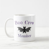 Boo Crew Cartoon Bat Halloween Tasse (Links)