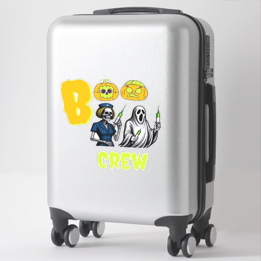 Boo Crew Classic T-Shirt Aufkleber (Koffer)