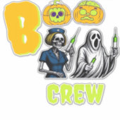 Boo Crew Classic T-Shirt Aufkleber (Vorderseite)