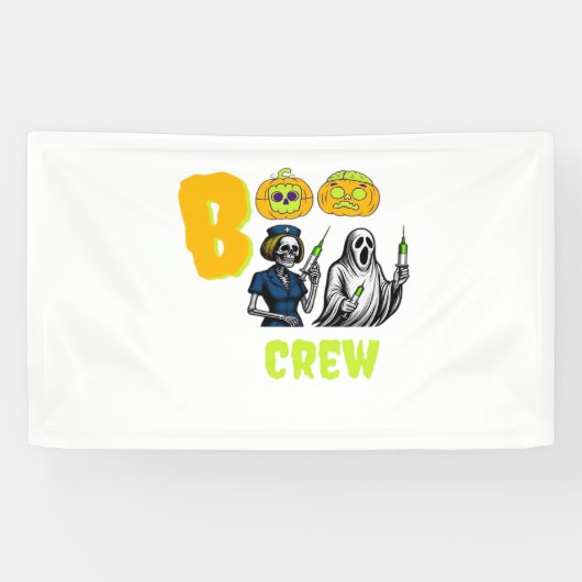 Boo Crew Classic T - Shirt Banner (Horizontal)