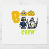 Boo Crew Classic T - Shirt Schaumweinetikett (Einzelnes Label)