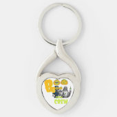 Boo Crew Classic T-Shirt Schlüsselanhänger (Vorderseite)