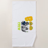 Boo Crew Classic T - Shirt Strandtuch (Vorderseite)