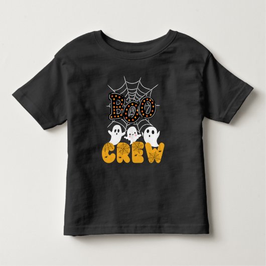 Boo-Crew-Familie Matching Funny Halloween Kleinkind T-shirt (Vorderseite)